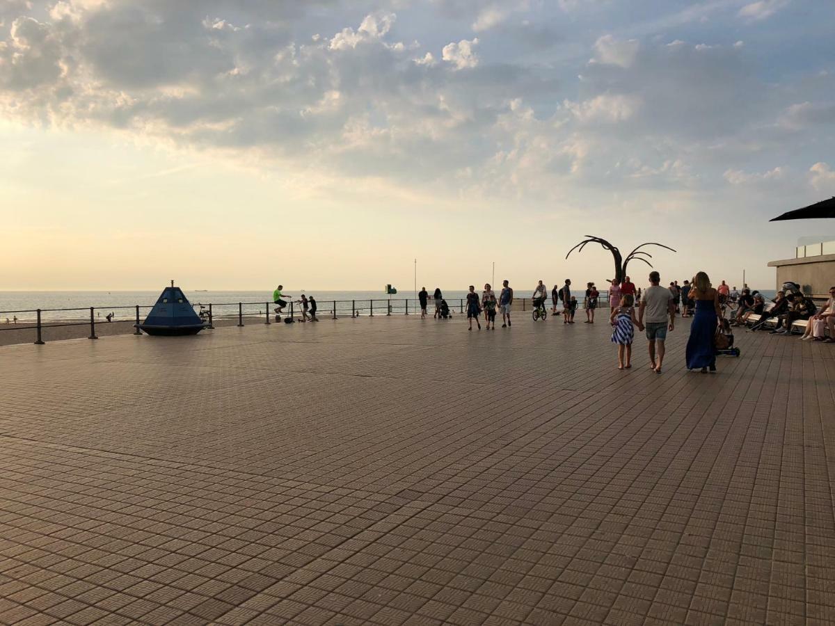 Panoramic View On Beach, Ships, Sea - Place To Be أوستيند المظهر الخارجي الصورة